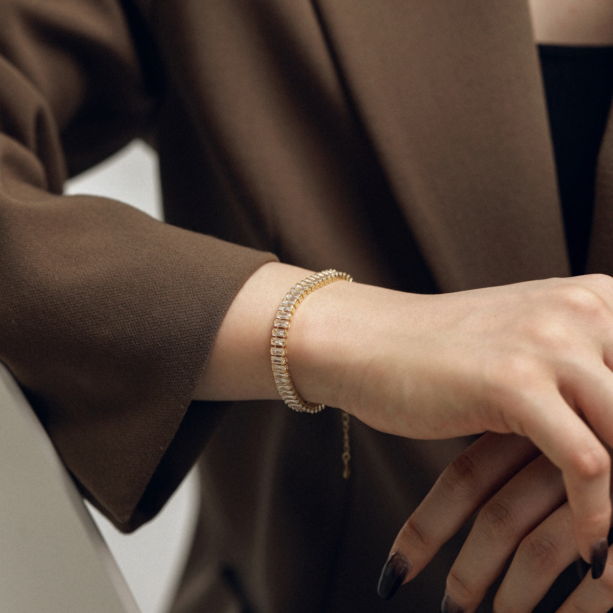 [Love's Uplift]Exquisite Emerald Cut Daily Bracelet