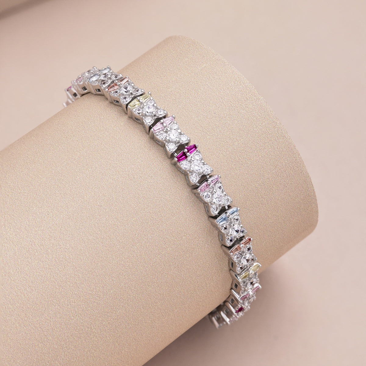 [Love's Uplift]Unique Colorful Flower Shape Daily Bracelet