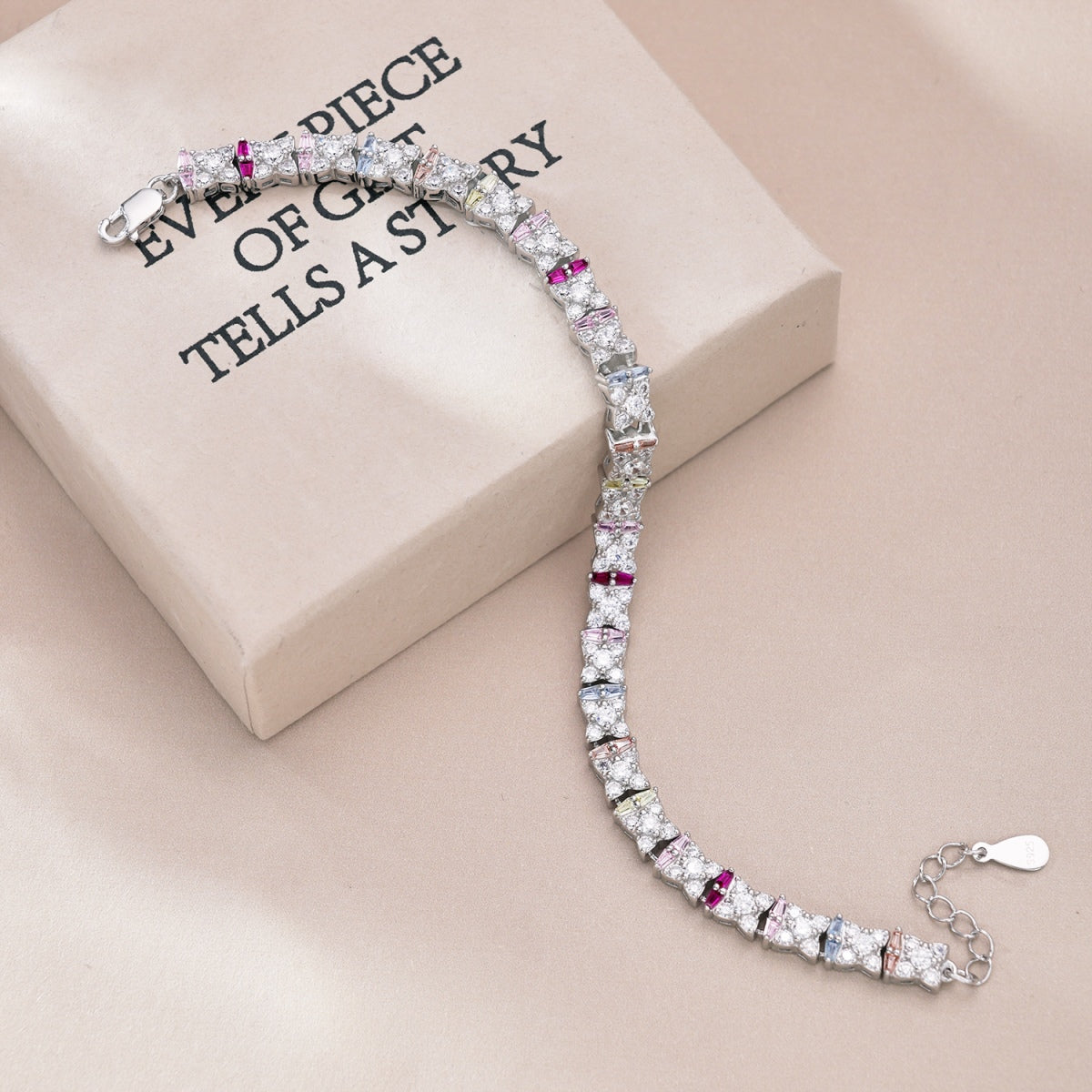 [Love's Uplift]Unique Colorful Flower Shape Daily Bracelet