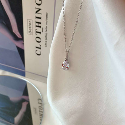 [Love's Uplift]Delicate Water Drop Shape Fashion Necklace
