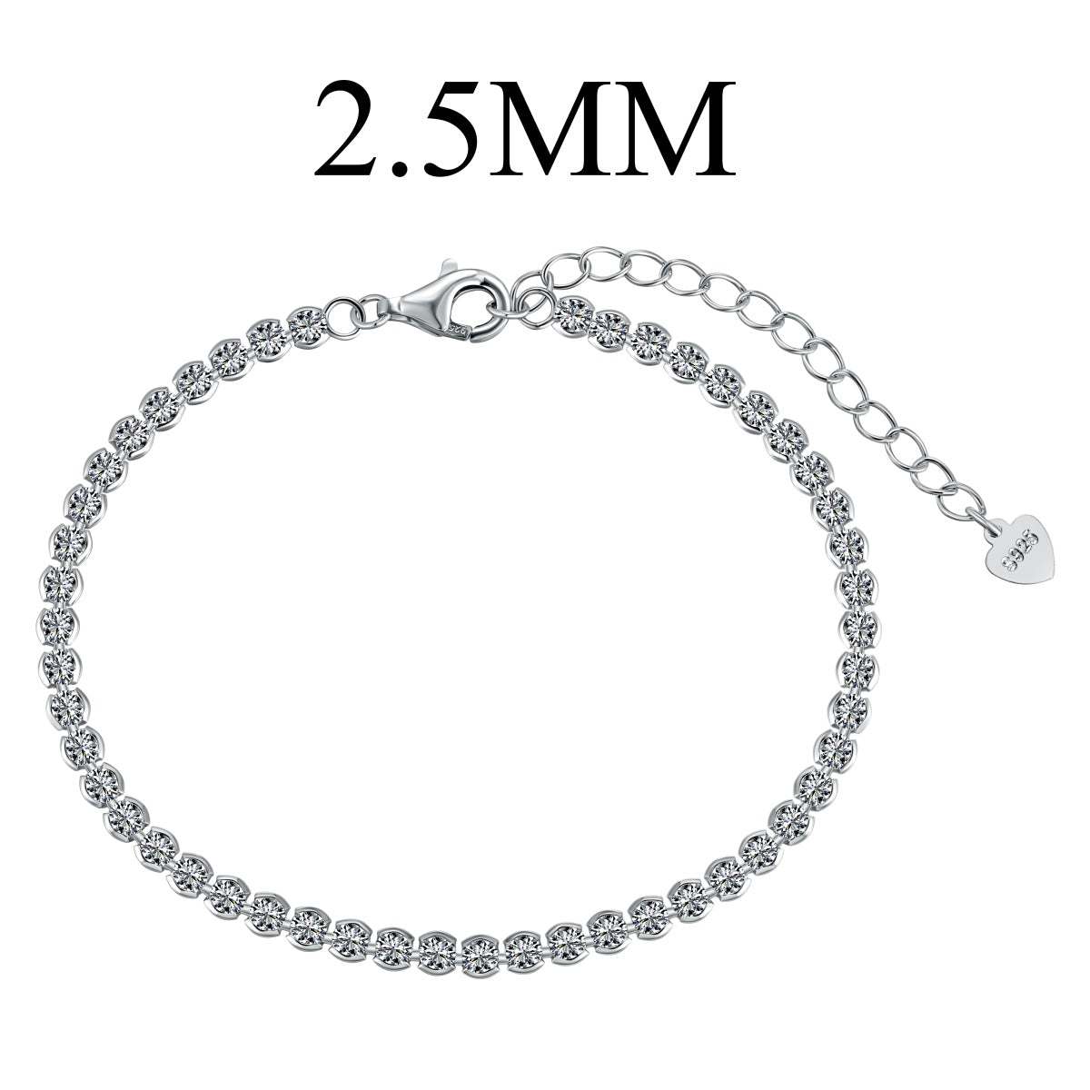 [Love's Uplift]Dazzling Sparkling Round Cut Daily Bracelet