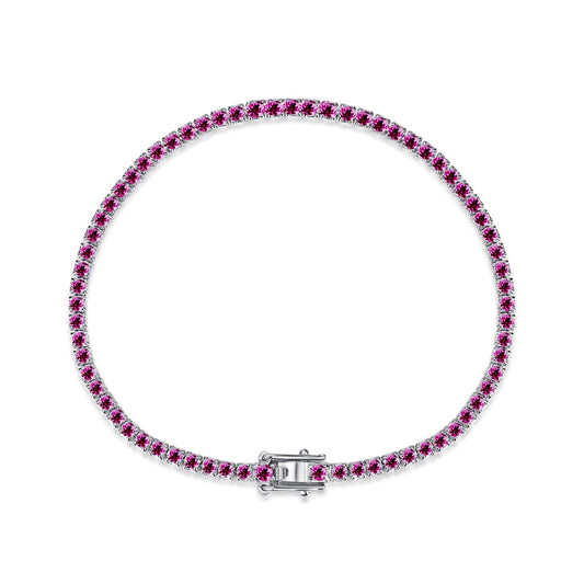 [Love's Uplift]Dazzling Colorful Round Cut Daily Bracelet