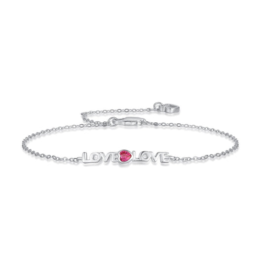 [Love's Uplift]Romantic Heart Shape Lover Bracelet