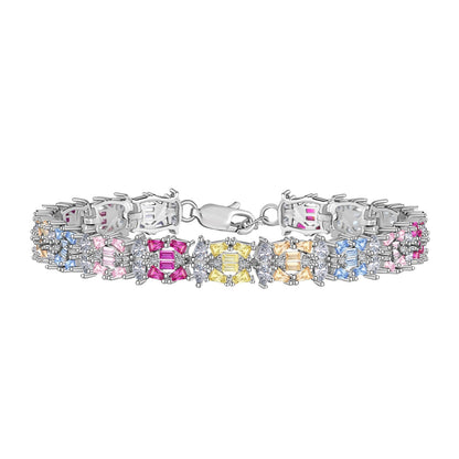 [Love's Uplift]Delicate Colorful Multi Cut Party Bracelet