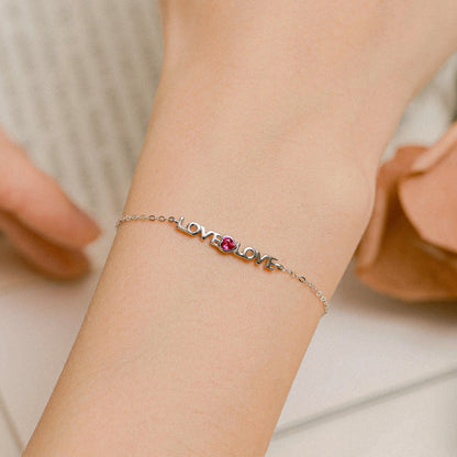 [Love's Uplift]Romantic Heart Shape Lover Bracelet