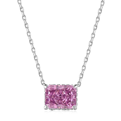 [Love's Uplift]Luxurious Square Shape Colorful Necalack