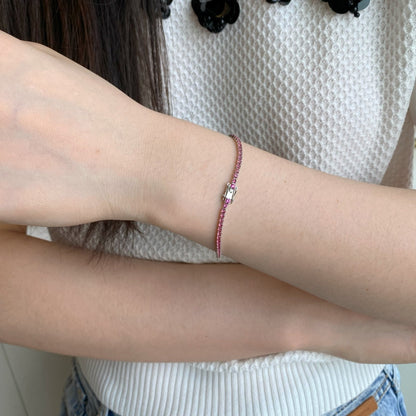 [Love's Uplift]Dazzling Colorful Round Cut Daily Bracelet