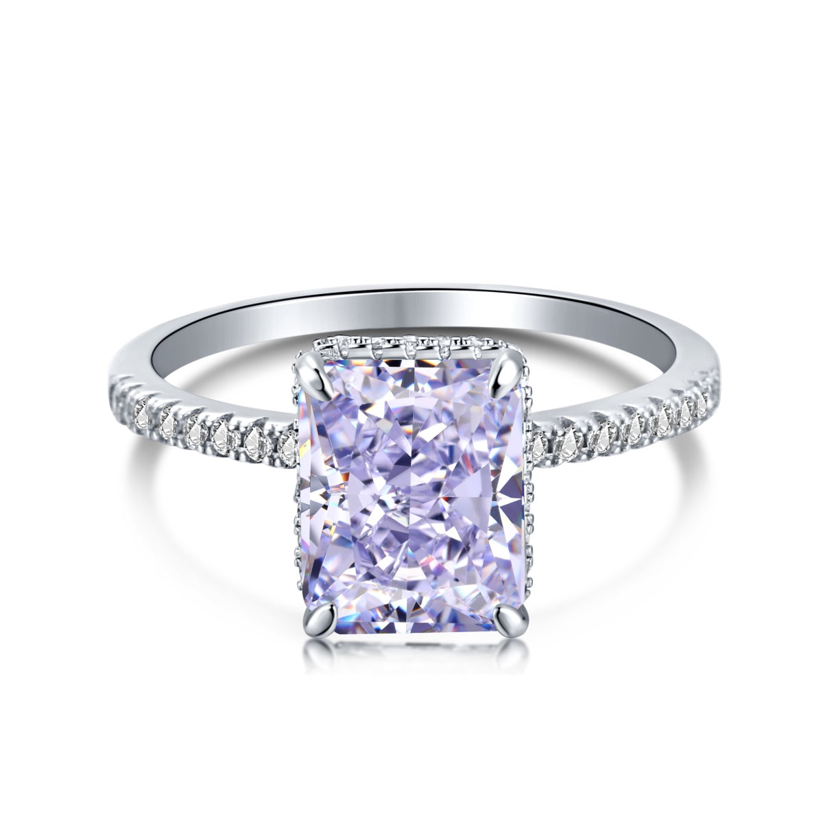 [Love's Uplift]4.0 Carat Luxurious Engagement Ring