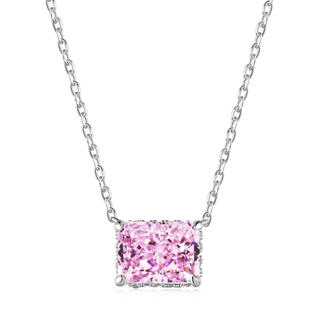 [Love's Uplift]Luxurious Square Shape Colorful Necalack