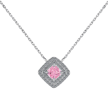 [Love's Uplift]Sparkling Asscher Cut Necklace
