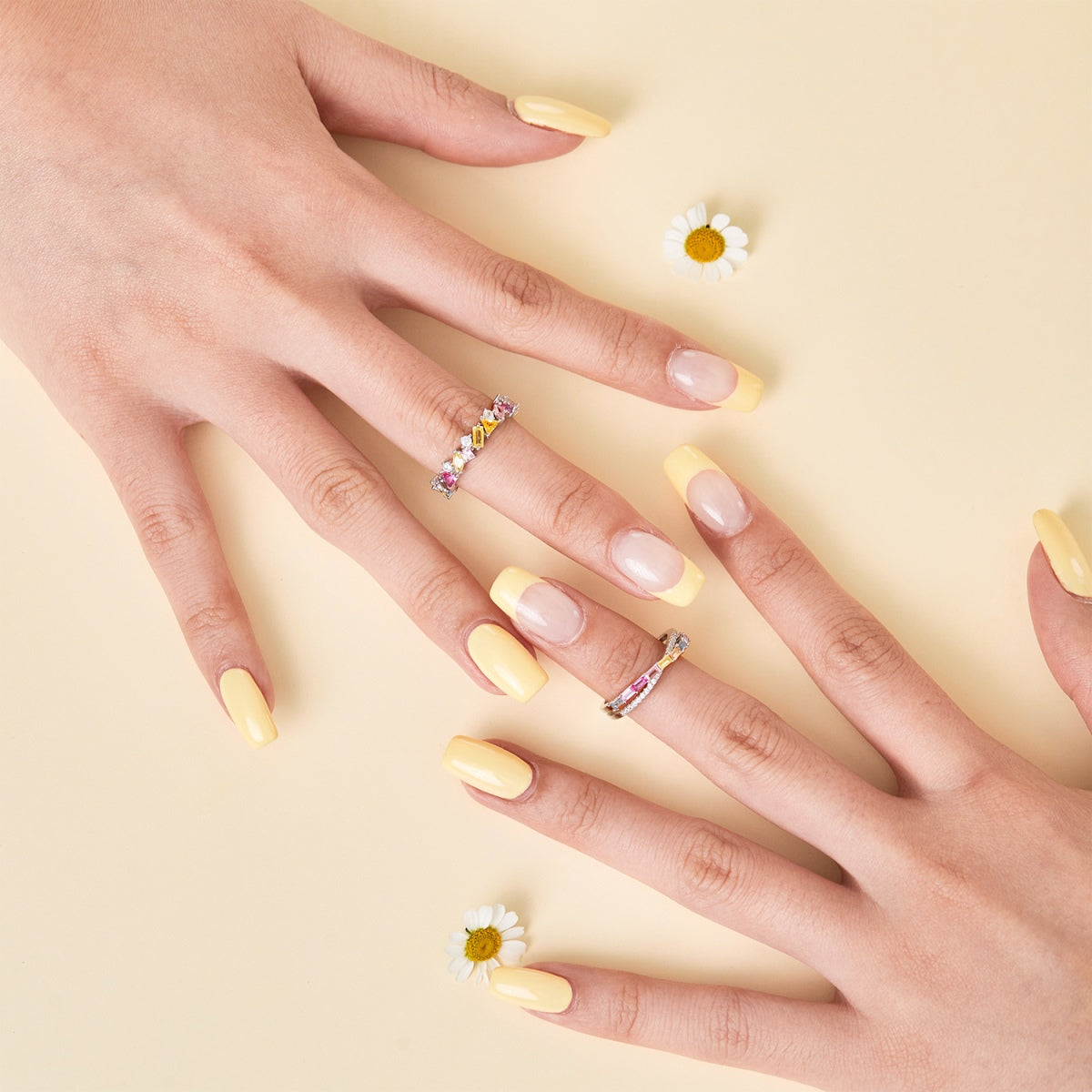 [Love's Uplift]Energetic Elegant Radiant Cut Party Ring