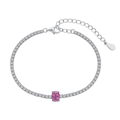 [Love's Uplift]0.75 Carat Exquisite Oval Cut Daily Bracelet