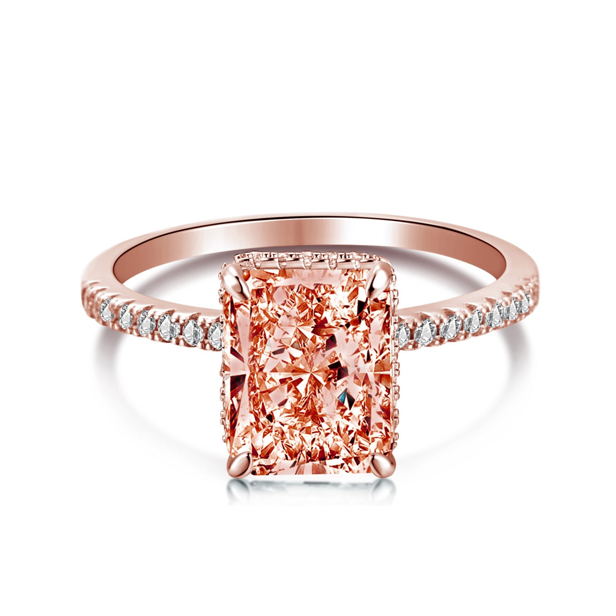 [Love's Uplift]4.0 Carat Luxurious Engagement Ring