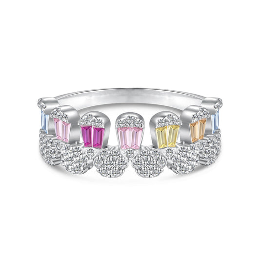 [Love's Uplift]Gorgeous Radiant Cut Daily Ring