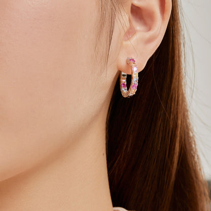 [Love's Uplift]Unique Round Cut Daily Earrings