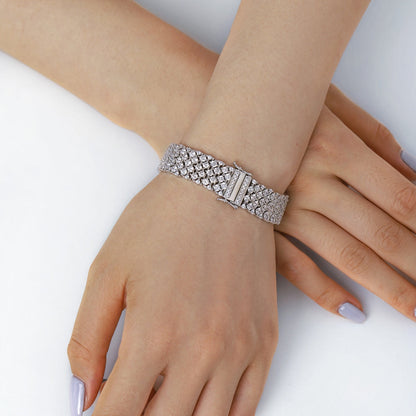[Love's Uplift]Ornate Elegant Round Cut Party Bracelet