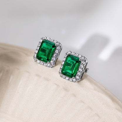 [Love's Uplift]Luxurious Dainty Emerald Cut Banquet Earrings