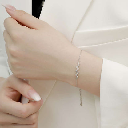 [Love's Uplift]Elegant Wheat Leaves Shape Bracelet