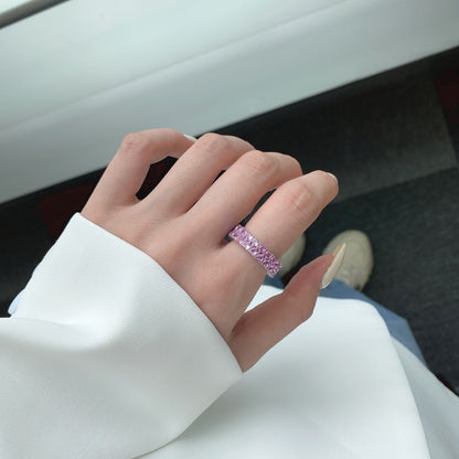 [Love's Uplift]Sparkling Full Heart Ring