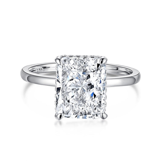[Love's Uplift]4.0 Carat Ornate Enchanting Radiand Cut Banquet Ring