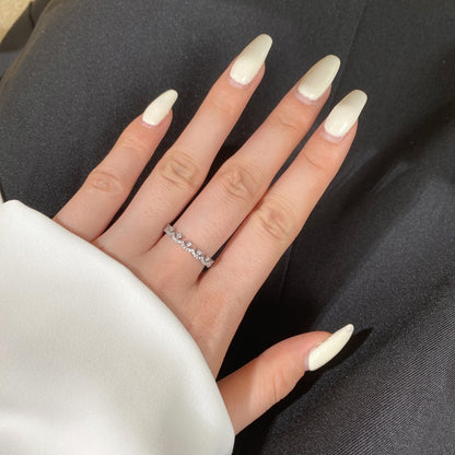 [Love's Uplift]Elegant Resplendent Round Shape Party Ring