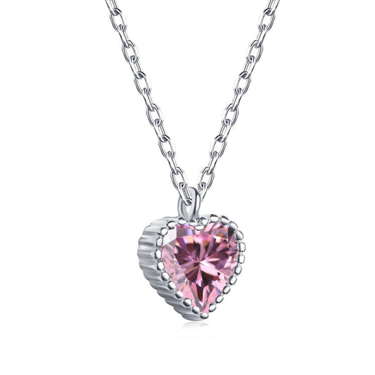 [Love's Uplift]Ornate Heart Shape Necklace