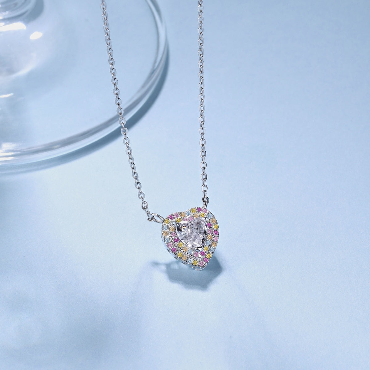 [Love's Uplift]Exquisite Heart Shape Necklace