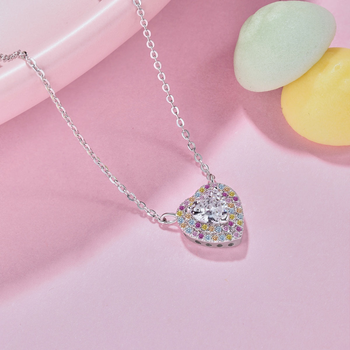 [Love's Uplift]Exquisite Heart Shape Necklace