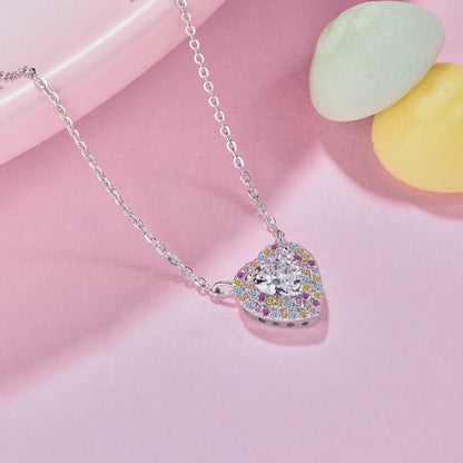 [Love's Uplift]Exquisite Heart Shape Necklace