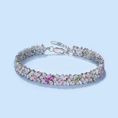 [Love's Uplift]Dazzling Unique Multi Shape Daily Bracelet
