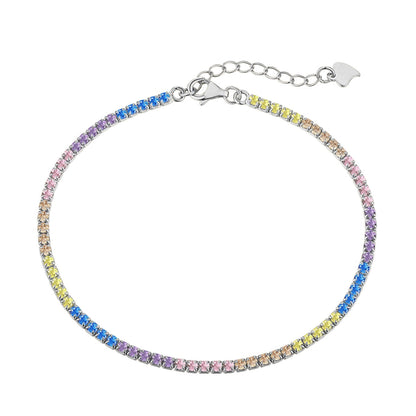 [Love's Uplift]Dazzling Colorful Round Cut Daily Bracelet