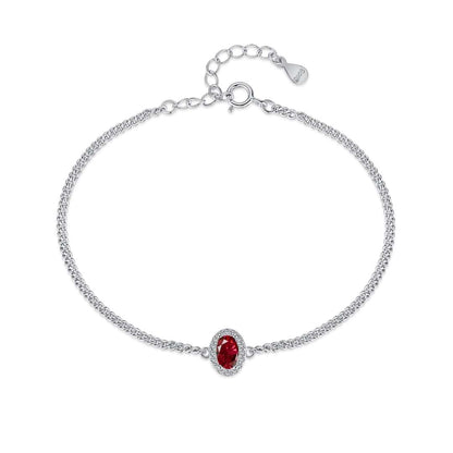 [Love's Uplift]Exquisite Oval Shape Bracelet