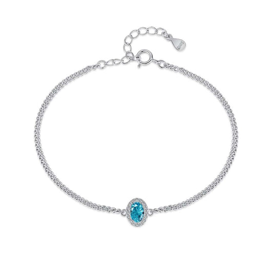 [Love's Uplift]Exquisite Oval Shape Bracelet
