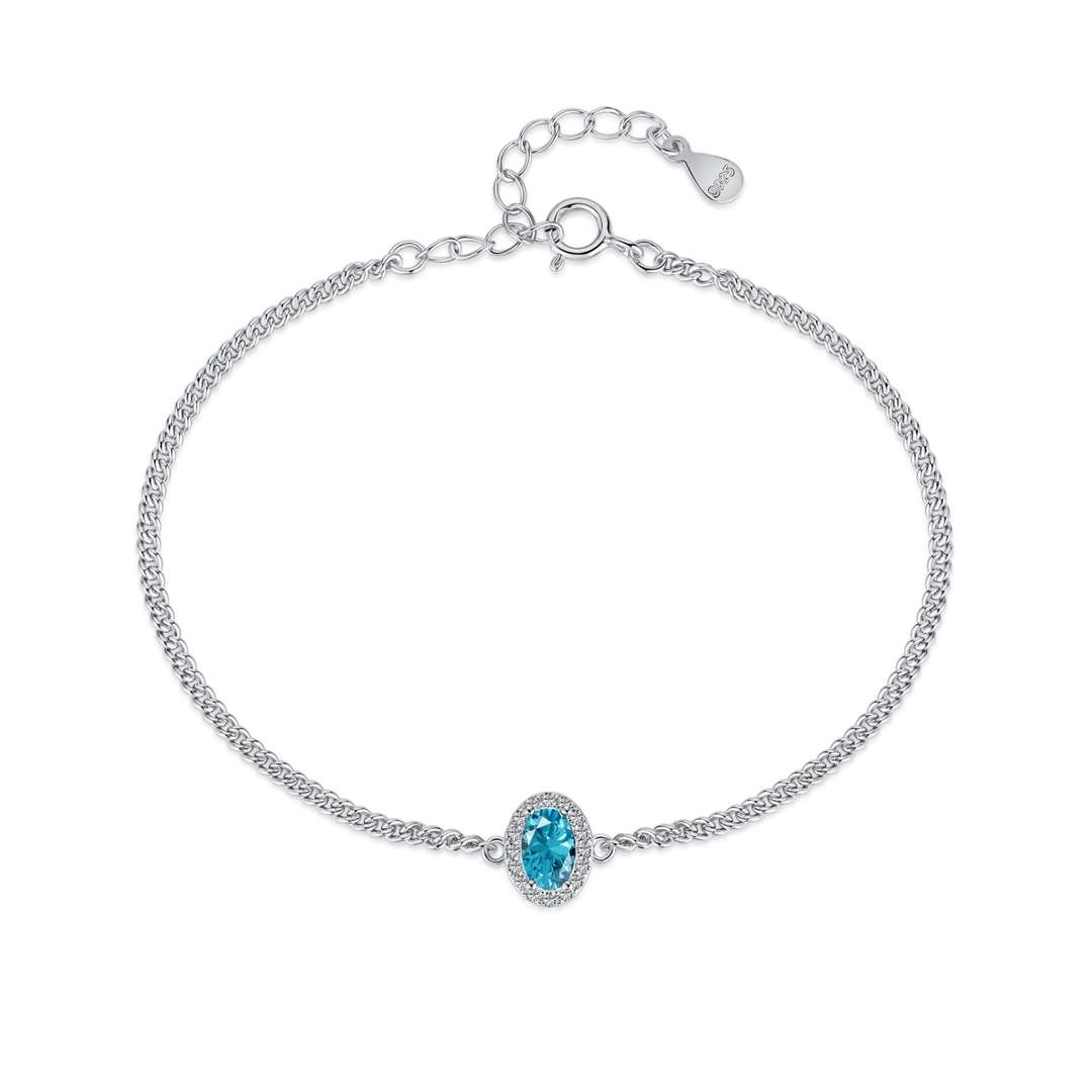 [Love's Uplift]Exquisite Oval Shape Bracelet