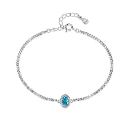 [Love's Uplift]Exquisite Oval Shape Bracelet