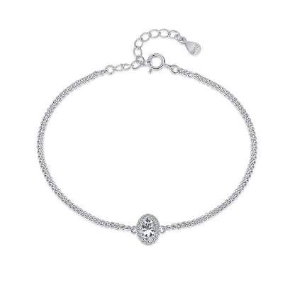 [Love's Uplift]Exquisite Oval Shape Bracelet