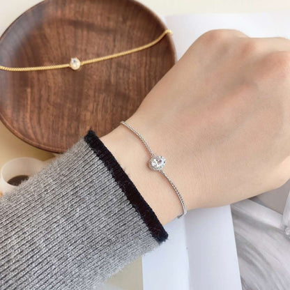 [Love's Uplift]Exquisite Oval Shape Bracelet