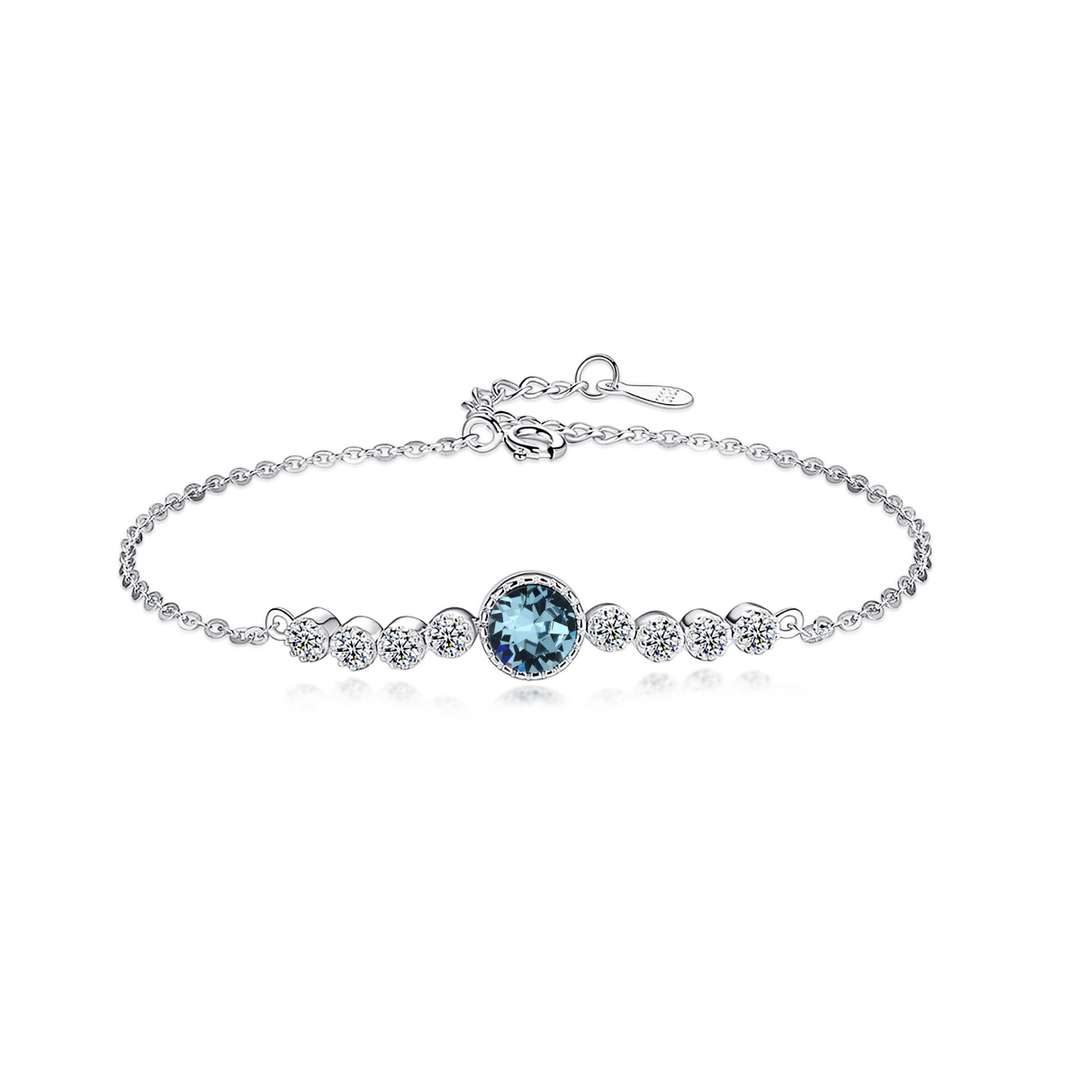 [Love's Uplift]Luxurious Heart Of The Ocean Bracelet