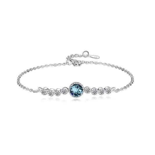 [Love's Uplift]Luxurious Heart Of The Ocean Bracelet
