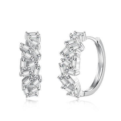 [Love's Uplift]Dazzling Colorful Emerald Cut Daily Earrings