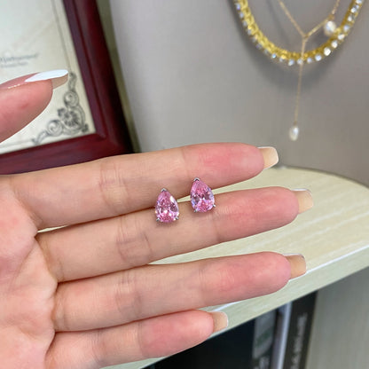 [Love's Uplift]Ornate Water Drop Shape Earrings