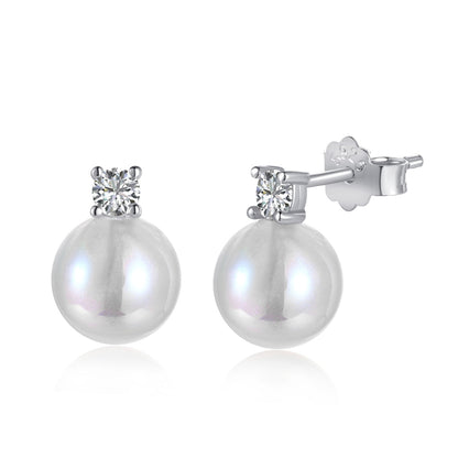 [Love's Uplift]Symphony Mermaid Pearl Earrings