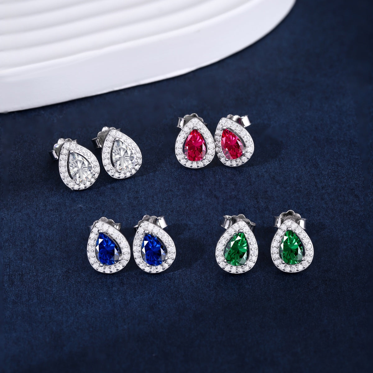 [Love's Uplift]Luxurious Water Drop Shape Earrings