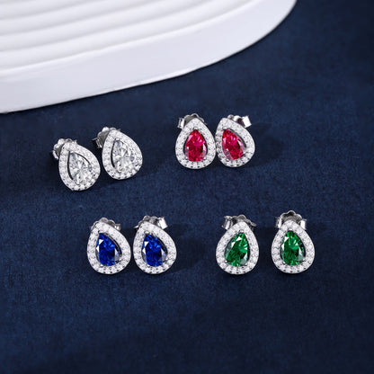 [Love's Uplift]Luxurious Water Drop Shape Earrings