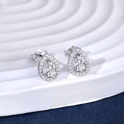 [Love's Uplift]Luxurious Water Drop Shape Earrings