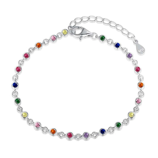 [Love's Uplift]Colorful Bead Array Bracelet