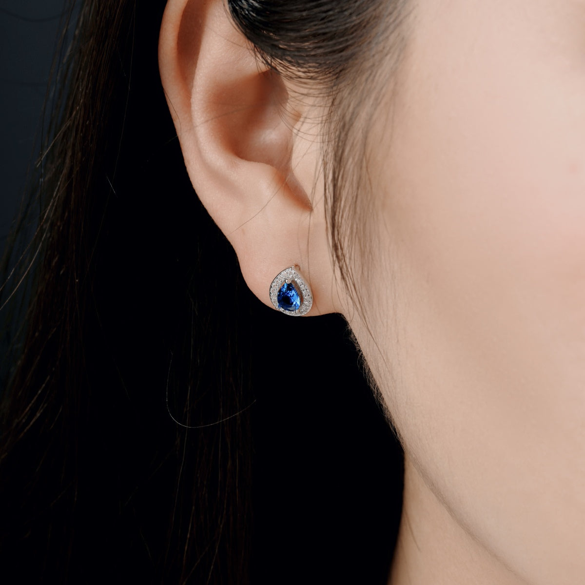 [Love's Uplift]Luxurious Water Drop Shape Earrings