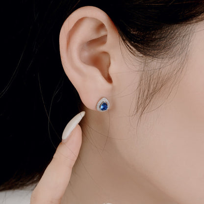 [Love's Uplift]Luxurious Water Drop Shape Earrings