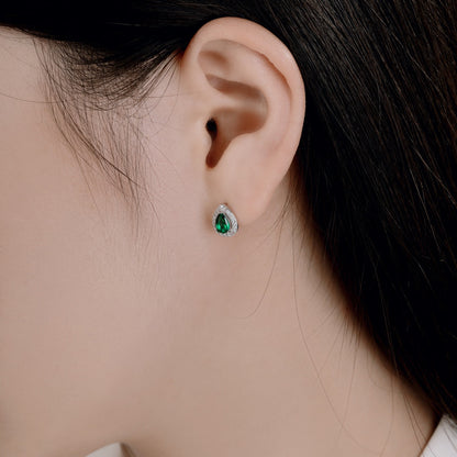 [Love's Uplift]Luxurious Water Drop Shape Earrings