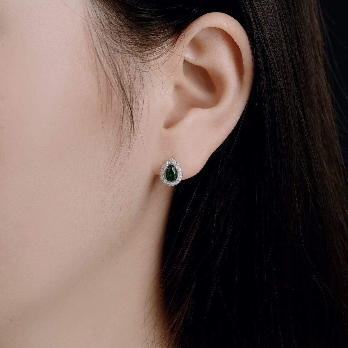 [Love's Uplift]Luxurious Water Drop Shape Earrings